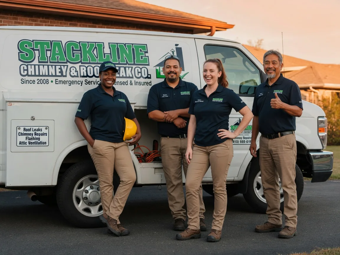 Chimney flashing repair company in Manor, TX